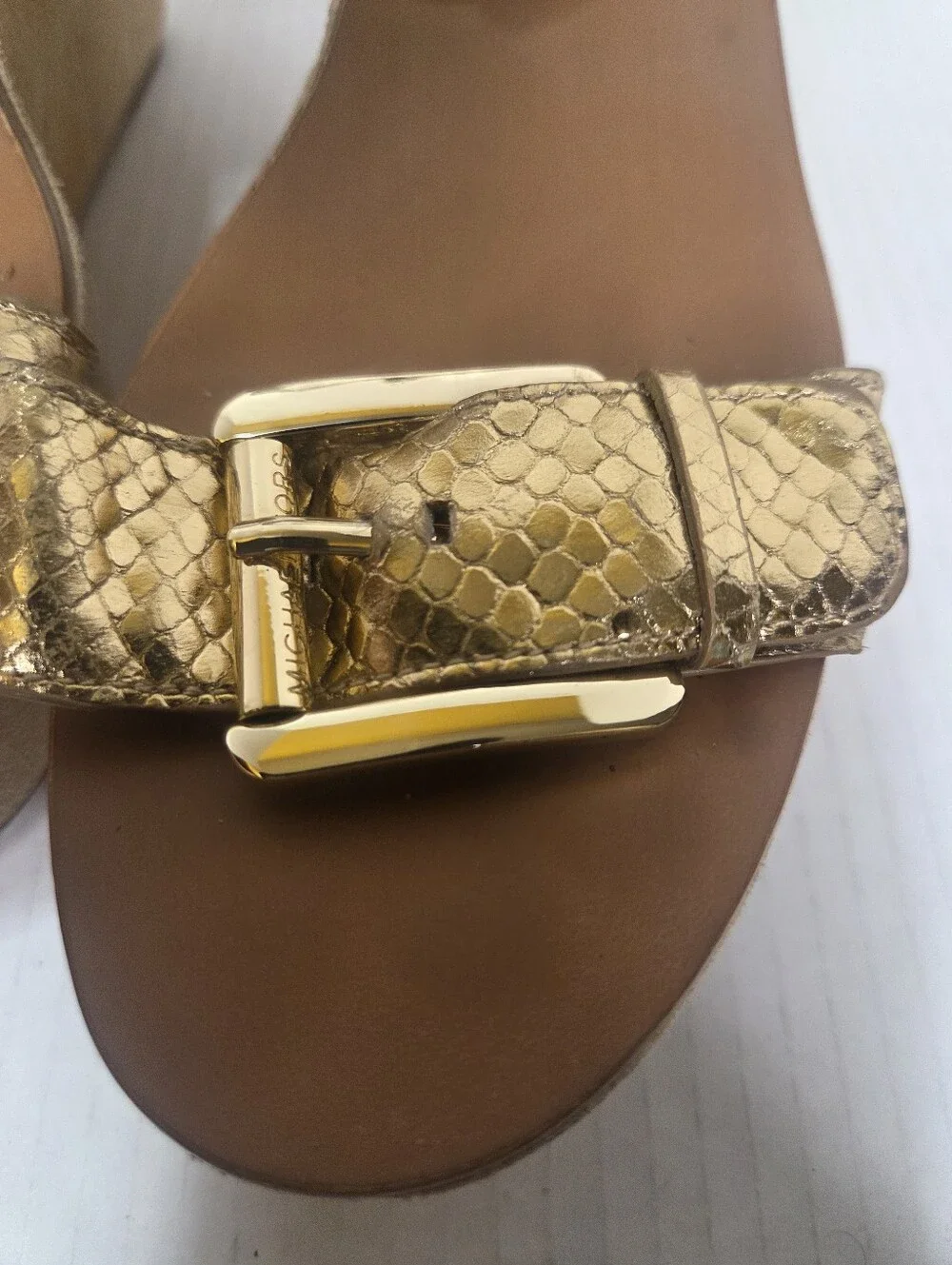 Michael Kors Warren Platform Wedge Sandals Heels